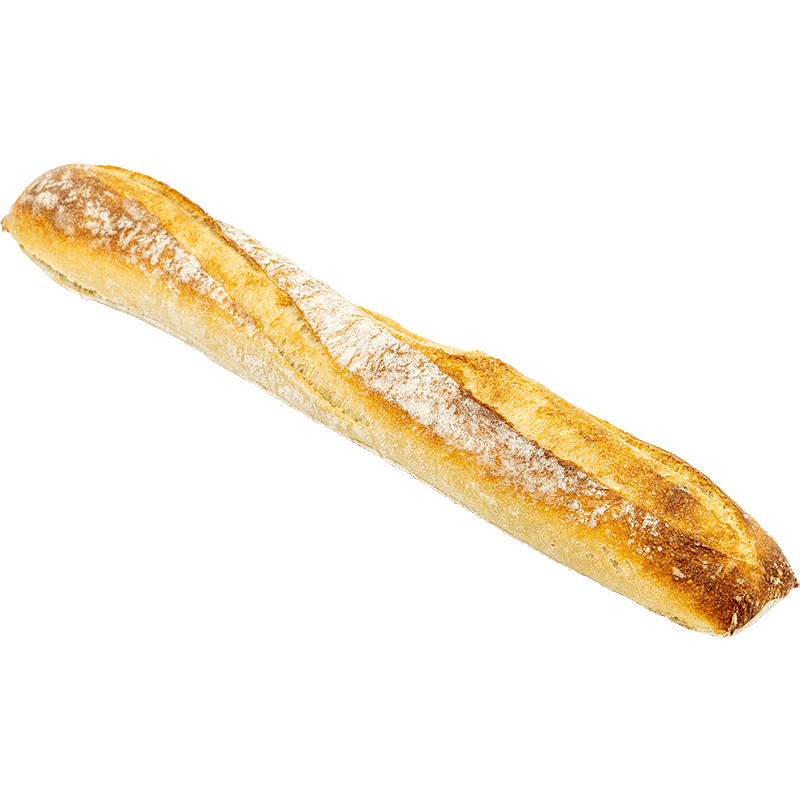 Un Baguette Avec Un Motif De Point De Polka Sur Un Fond Blanc Isolé Photo  stock - Image du fixation, fermer: 159272526