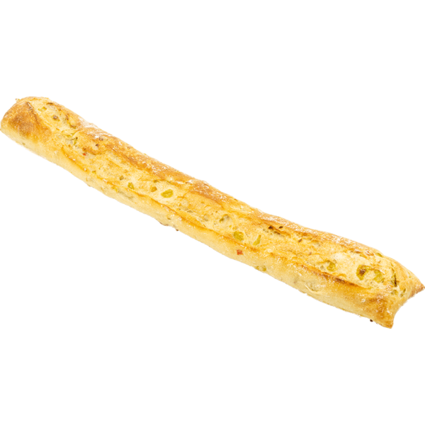 Baguette piments végétariens