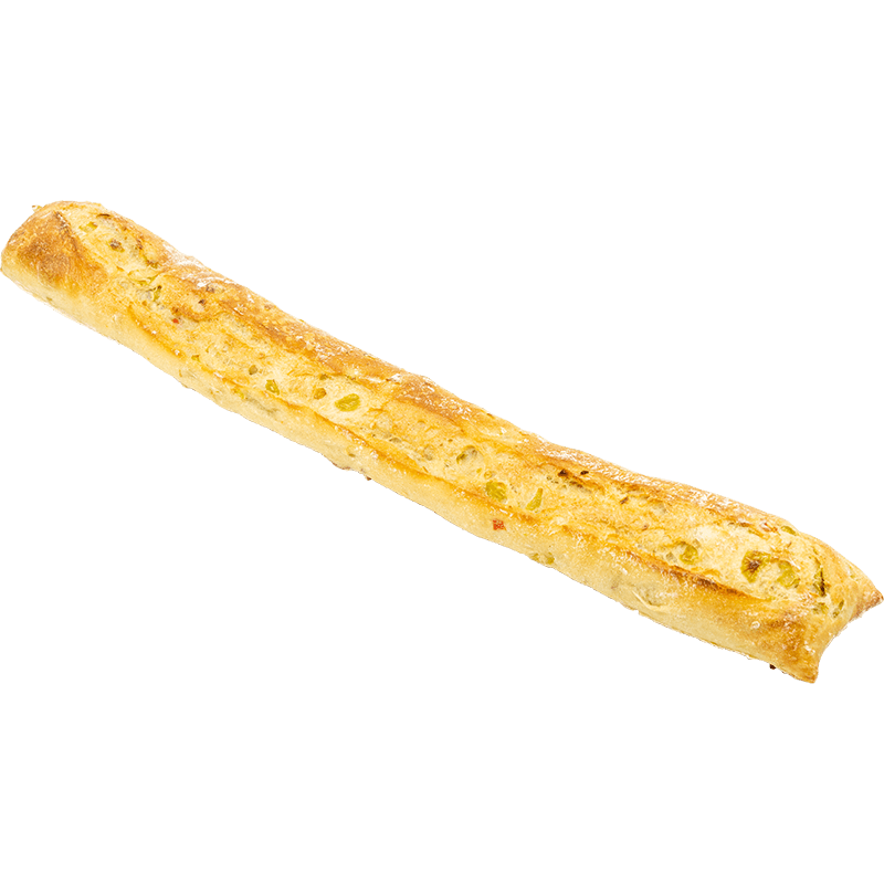 Un Baguette Avec Un Motif De Point De Polka Sur Un Fond Blanc Isolé Photo  stock - Image du fixation, fermer: 159272526