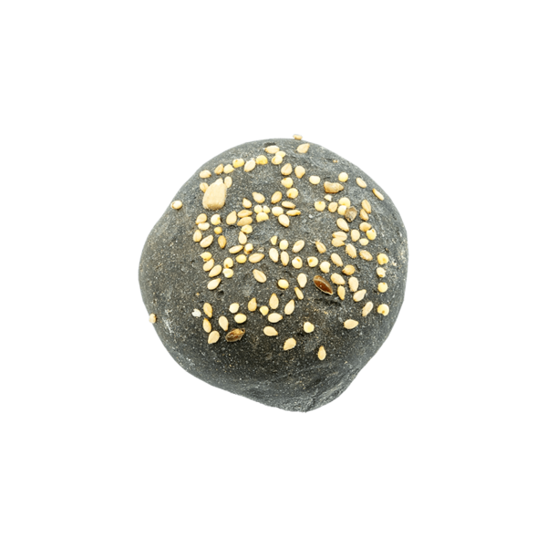 Mini pain hamburger charbon végétal
