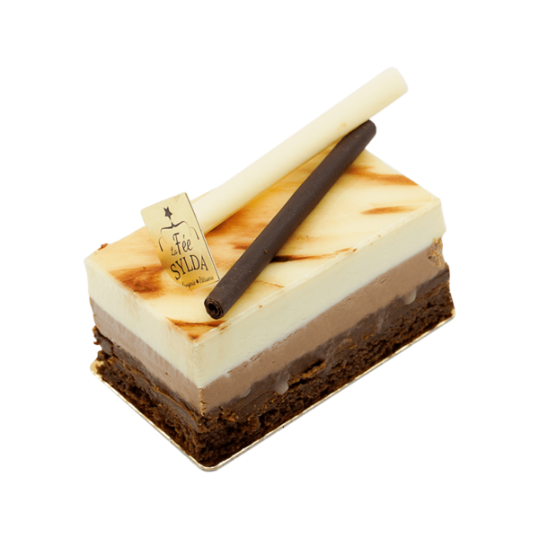 Mousse croustillante 3 chocolats