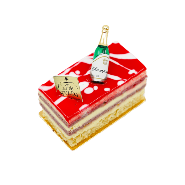 Mousse champagne-framboise
